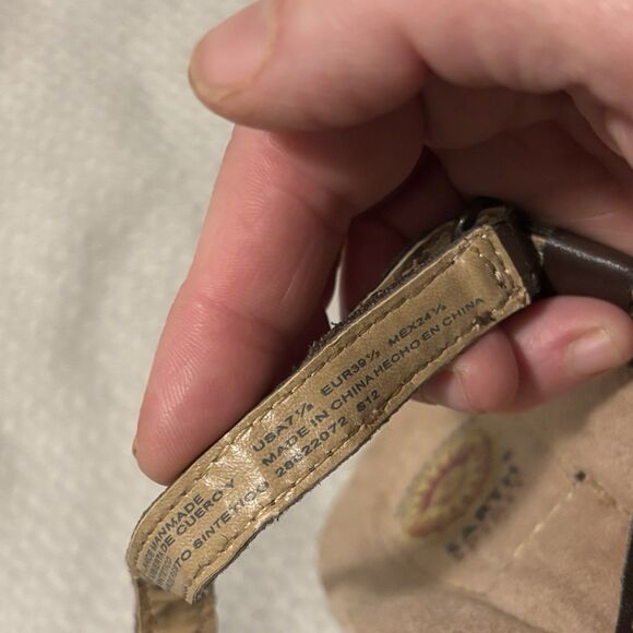 Earth Spirit Leather Sandals Womens 8 Multi Color Comfort Walking Strappy Shoes - Picture 15 of 15